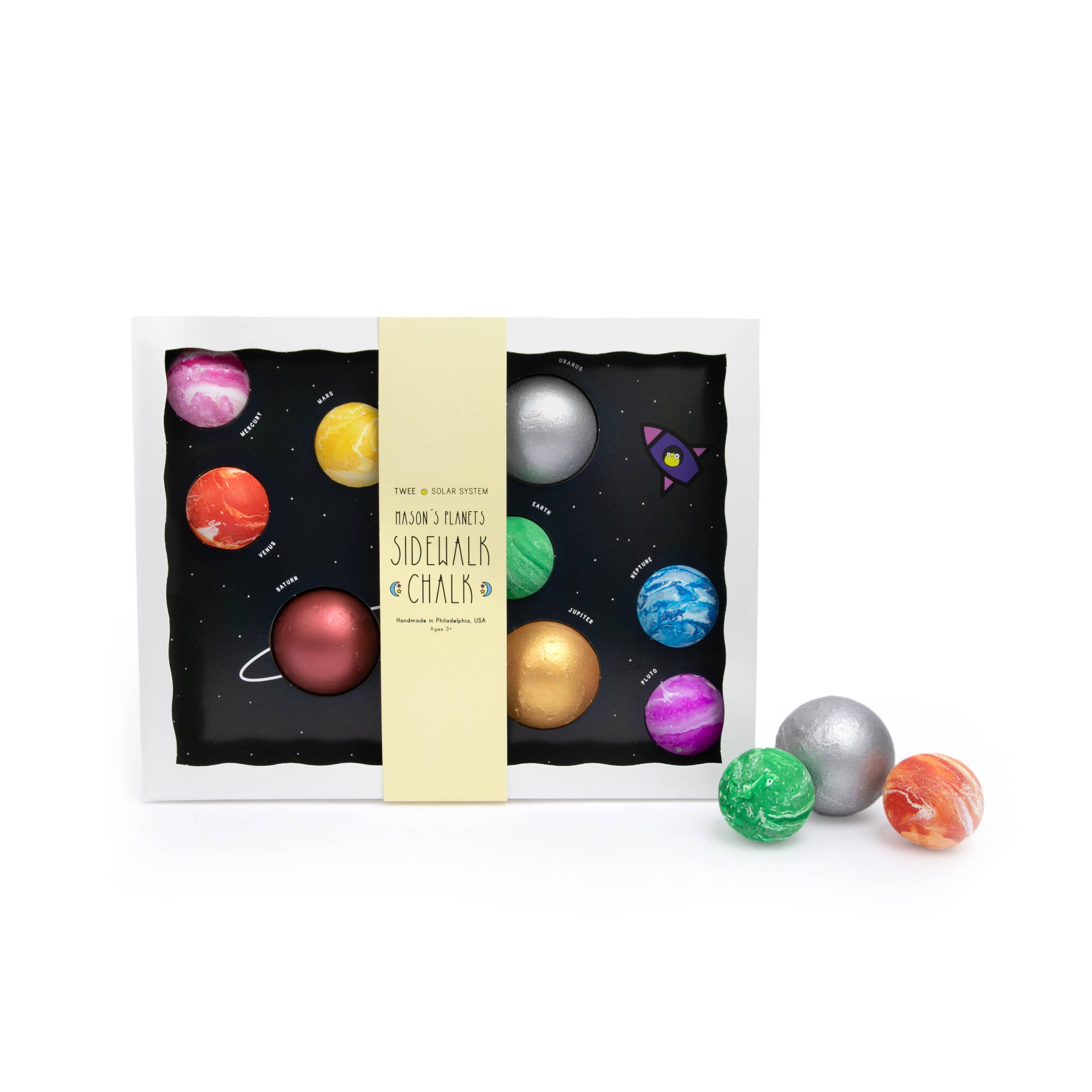 TWEE made for little hands - Vente Craies - LES PLANÈTES DE MASON | CRAIE DE TROTTOIR ARTISANALE TWEE