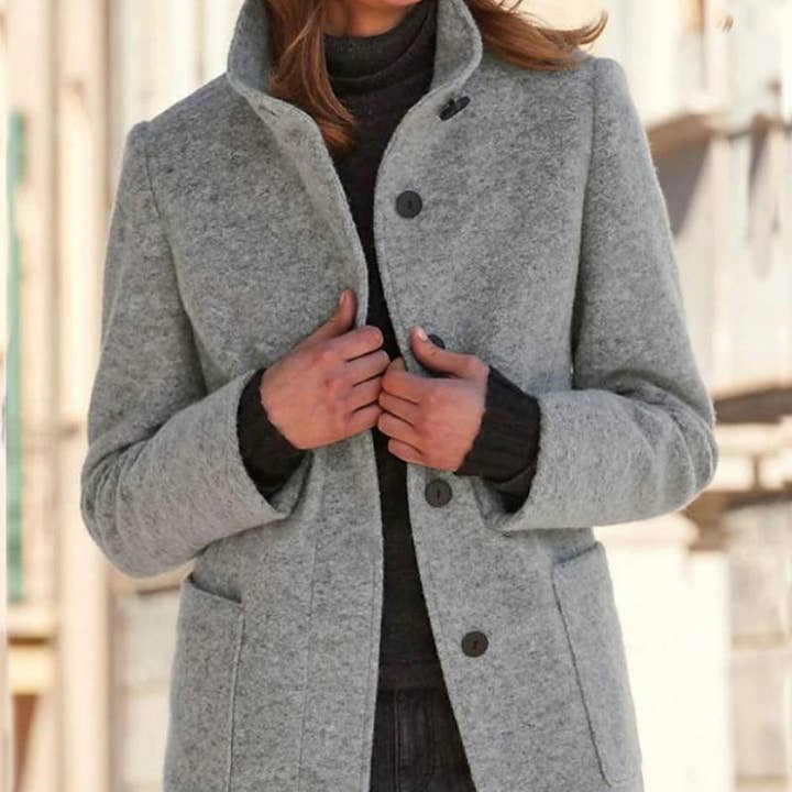 Tailored Button-Up Coat and other Purchase Wholesale neuhöfer saft. Free Returns & Net 60 Terms on Faire trending on Faire.