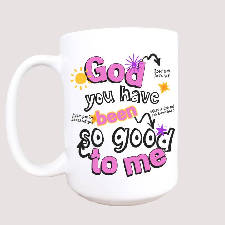 Christian mug, Christian gift, God is good, coffee mug, mug for wholesale by Mug and Mini