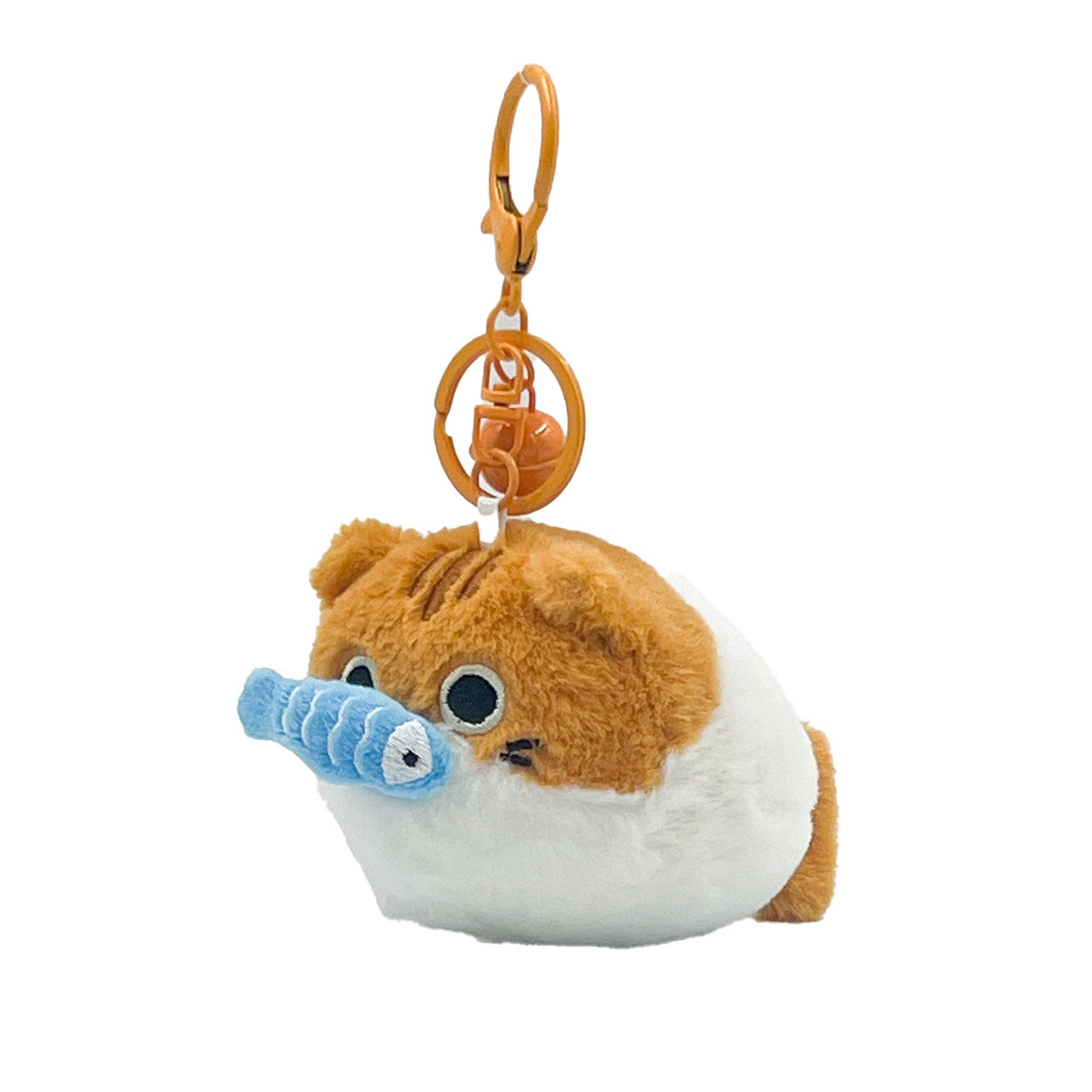 Bewaltz - Wholesale Keychain - Women's - Pull On Me Keychain- Orange Kitty and Fish1