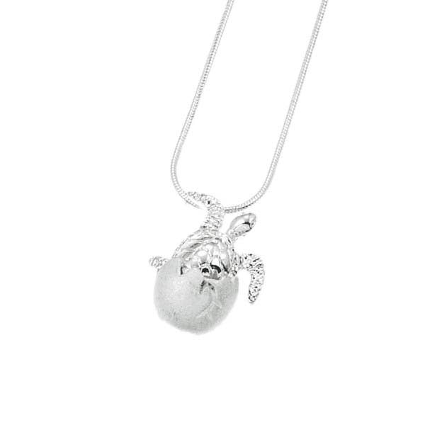 World End Imports Jewelry & Gifts - Vendita all'ingrosso Collana con ciondolo/pendaglio - NK Hatching Sea Turtle-60
