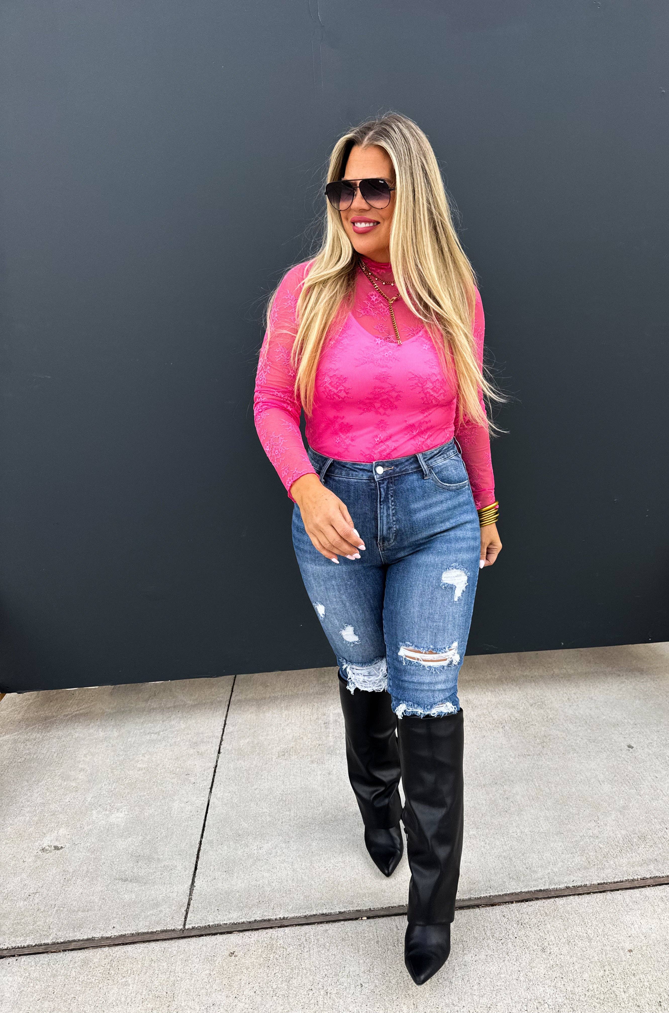 BLAKELEY - Wholesale Blouse - Women's - VALENTINES ROXY LACE TOP10