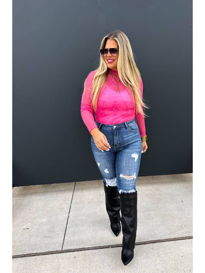 BLAKELEY - Wholesale Blouse - Women's - VALENTINES ROXY LACE TOP10