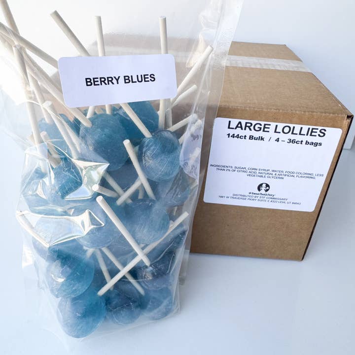 Candy Making Co. - Wholesale Lollipop - Candy: Large Lollies: Berry Blues Lollipops4