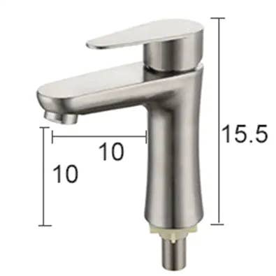 Brushed Vegetable Copper Kitchen Faucet with Rotating Spout for wholesale by Good goods
