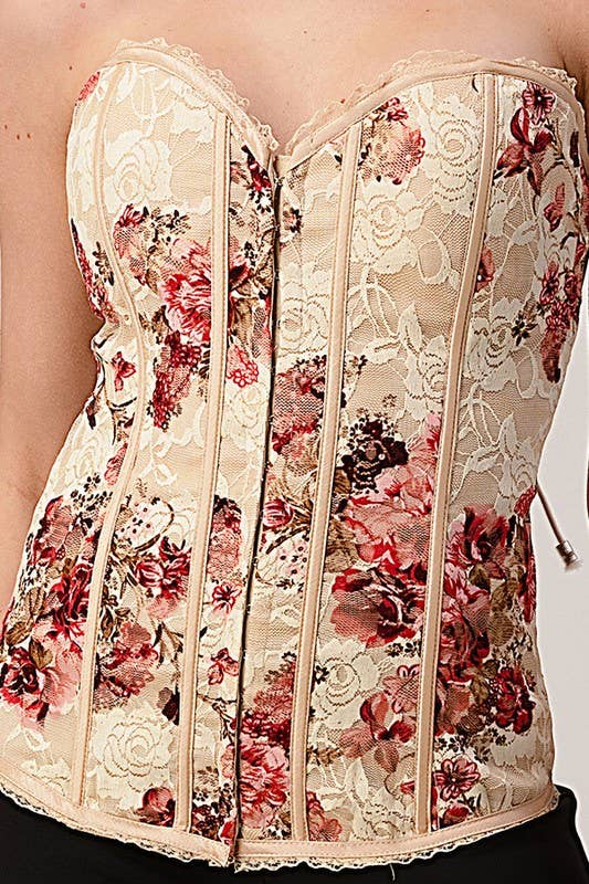 Lydia USA - Wholesale Corset - Women's - Lace Floral Corset7