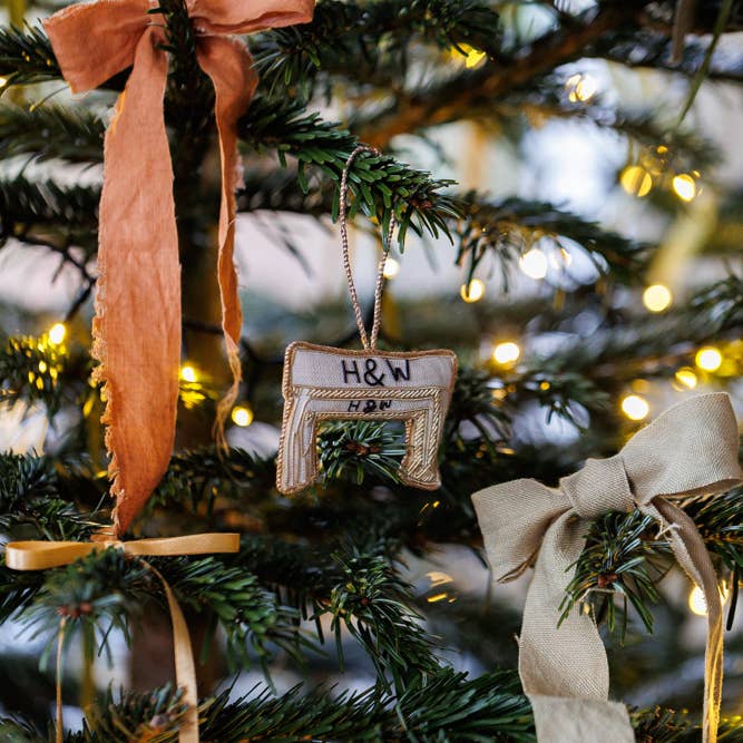 Katie Larmour Linen - Wholesale Ornament - Belfast Cranes Handmade Irish Souvenir Christmas Decoration2