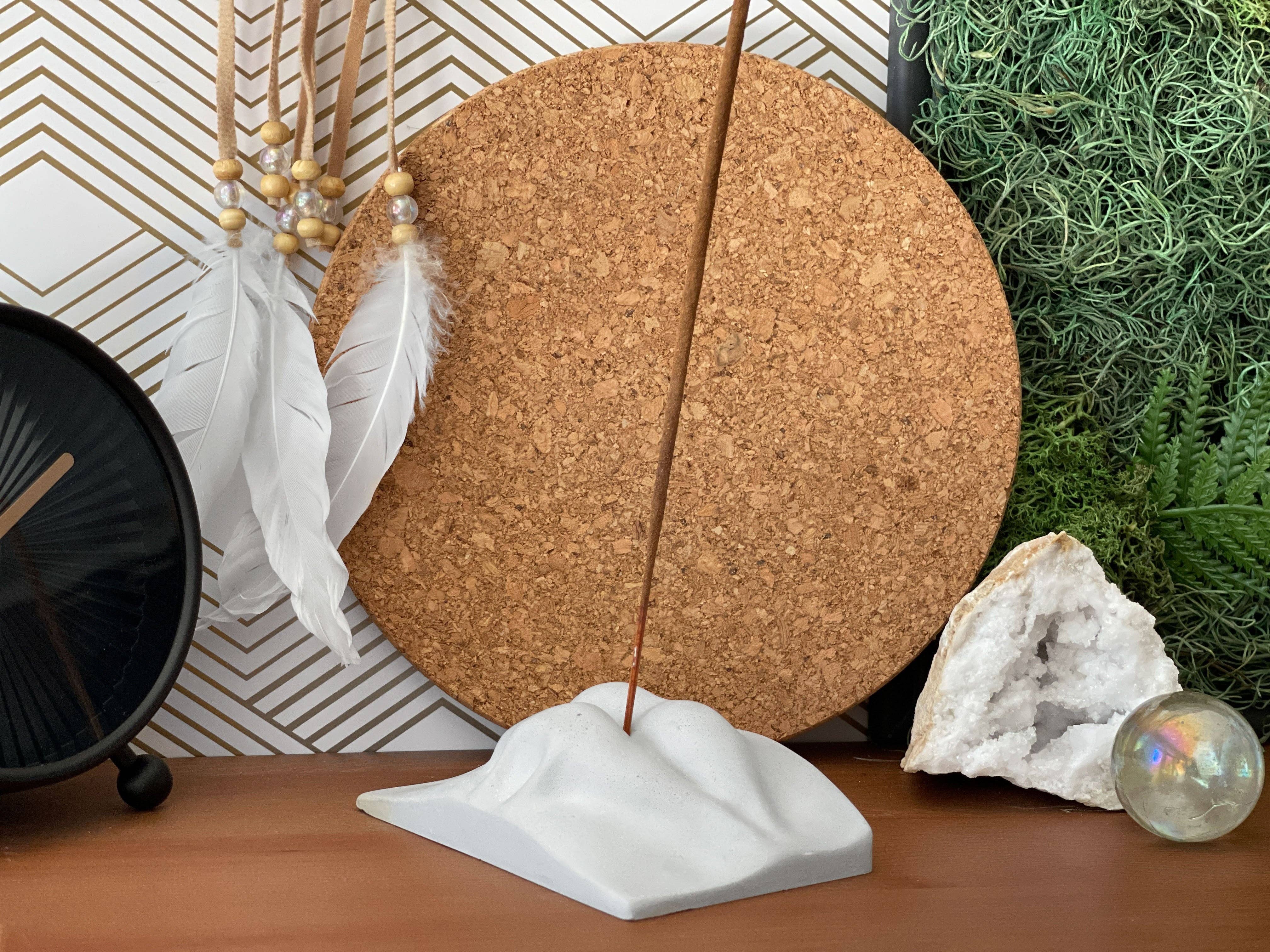 Planters Made in the USA – wholesale Rökelsehållare – Läppformad rökelsehållare i betong, aromstickshållare - present för yoga eller reiki2