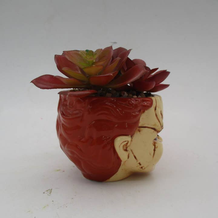 Silver Buffalo - Wholesale Planter Box - Chucky Face Mini Ceramic Planter2