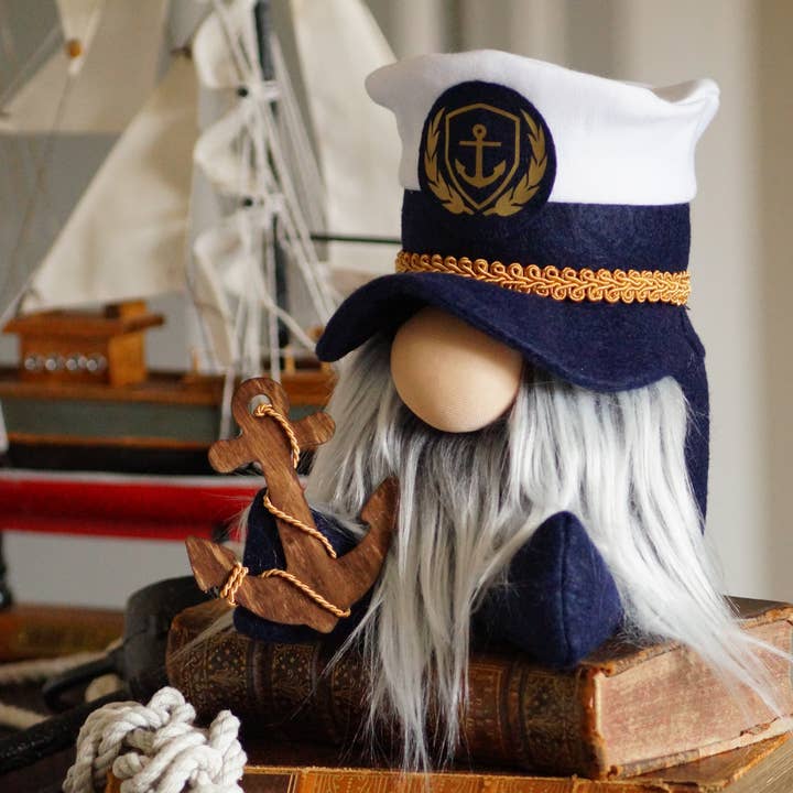 Nautical Sailor Gnome for wholesale by Gnomevillestudios
