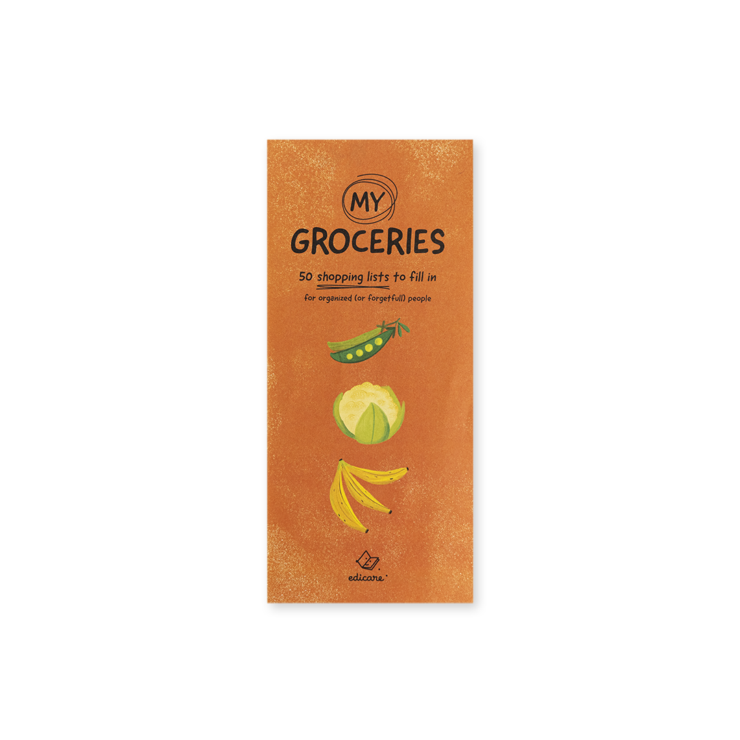 Edicare Editora, Lda. - Wholesale Magnet - MINHA MERCEARIA (LARANJA) - 50 LISTAS DE COMPRAS0