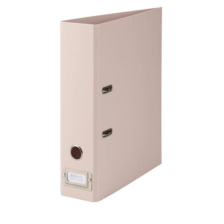 S.O.H.O. Cartella A4 8cm con etichetta posteriore in metallo per la vendita all'ingrosso da parte di Rössler Papier