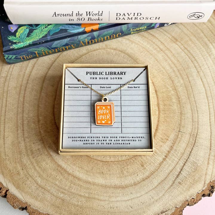 Quote and Quill - Wholesale Pendant/Charm Necklace - Book Lover Necklace1