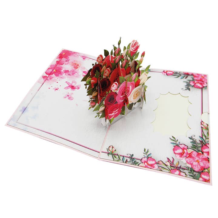 SURPRISE Origami Card Bouquet of Flowers for wholesale by RF Distribution