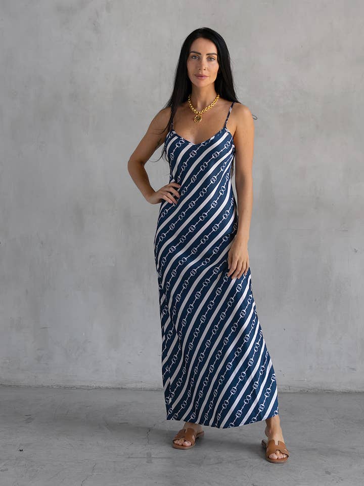 Vestido Lennon Zipslip™️ com Estampa Integral de Horsebit por atacado de Care Tucker