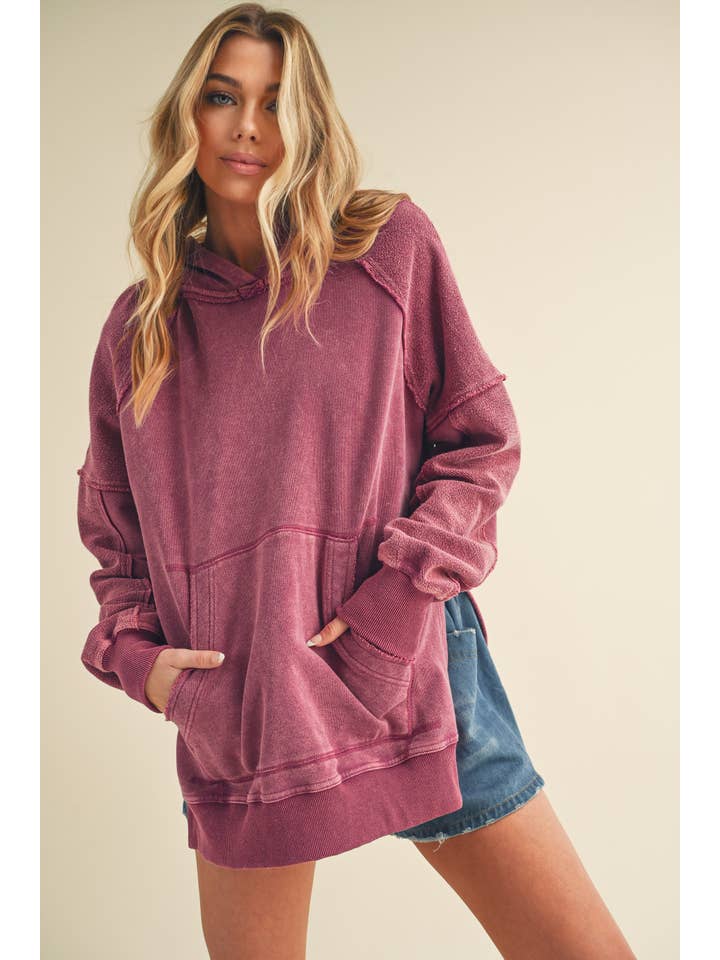 AEMI + CO - Wholesale Hoodie - Women's - 966CK Deb Washed Hoodie 5