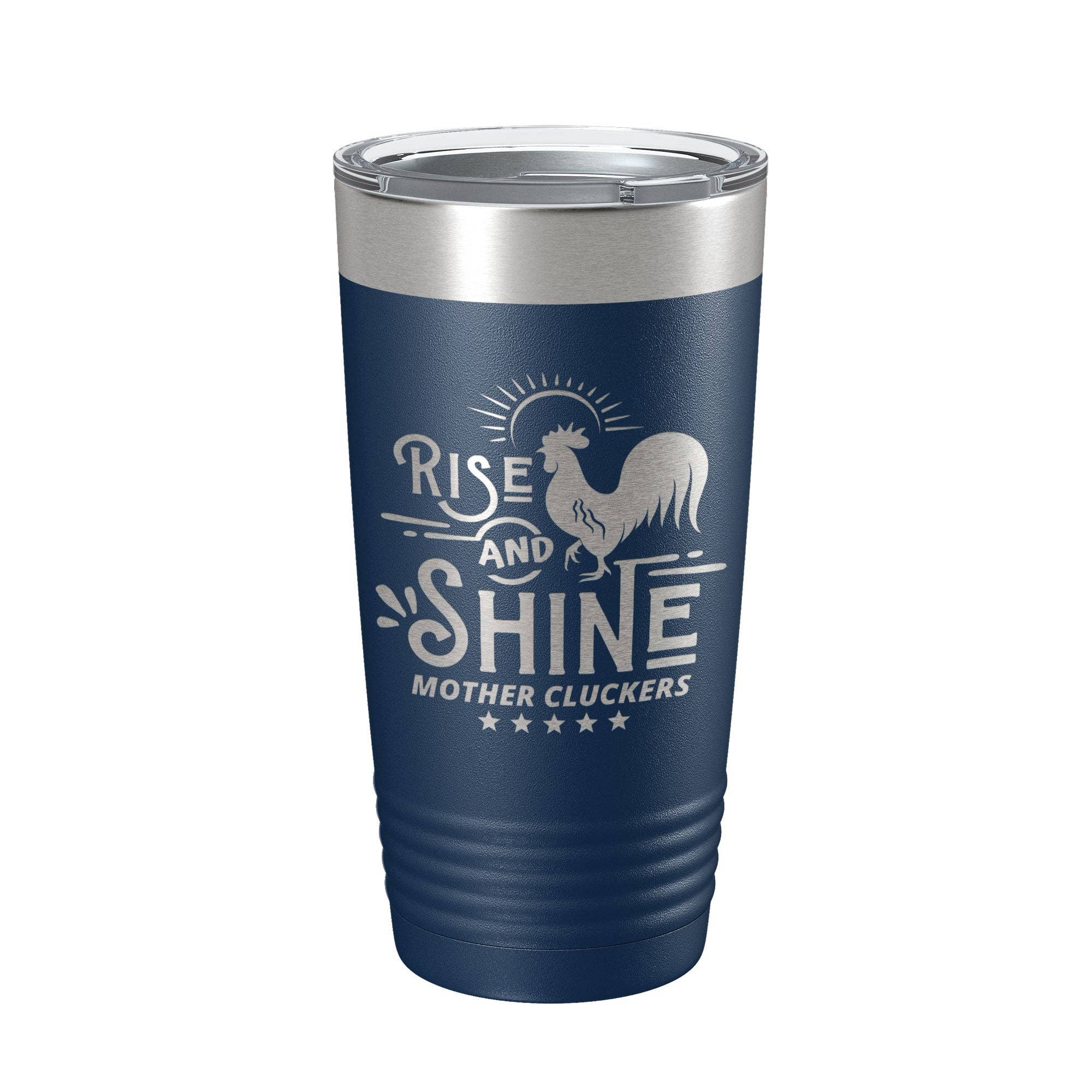 CarveBright - Wholesale Insulated Mug/Tumbler - Rise And Shine Mother Cluckers Tumbler Funny Travel Mug Gift Insulated Laser Engraved Coffee Cup 20 oz2
