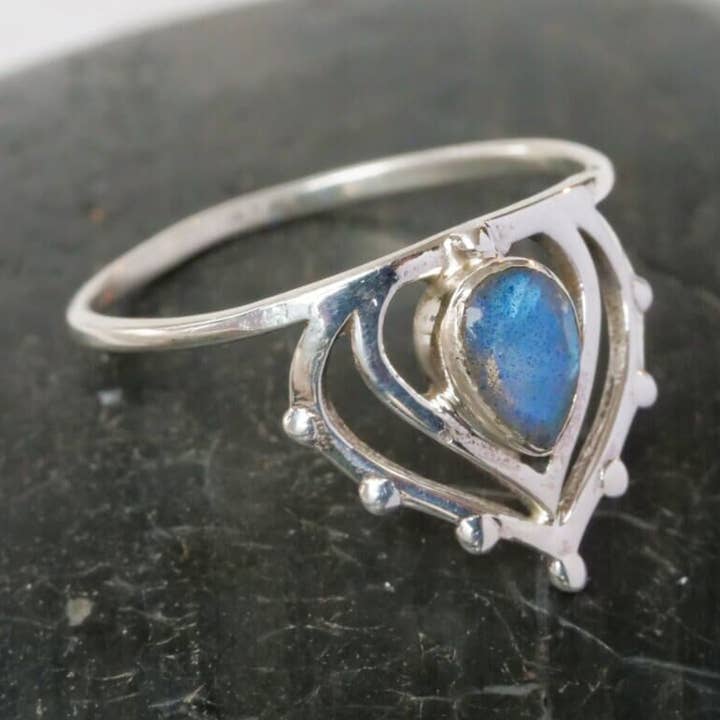 Sterling Silver Crown Ring for wholesale by Baizaar