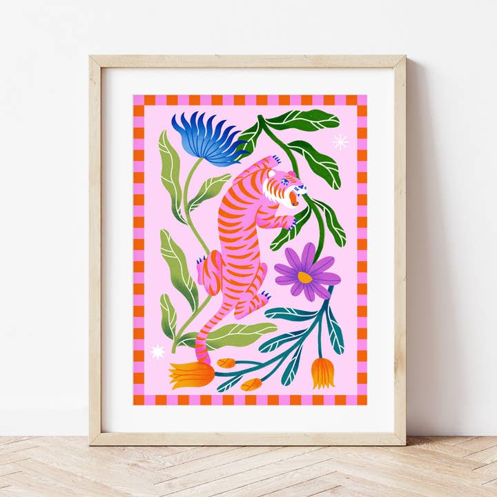 La Petite Épicerie - Wholesale Art Print - Paint kit by number - Tigre Fleuri