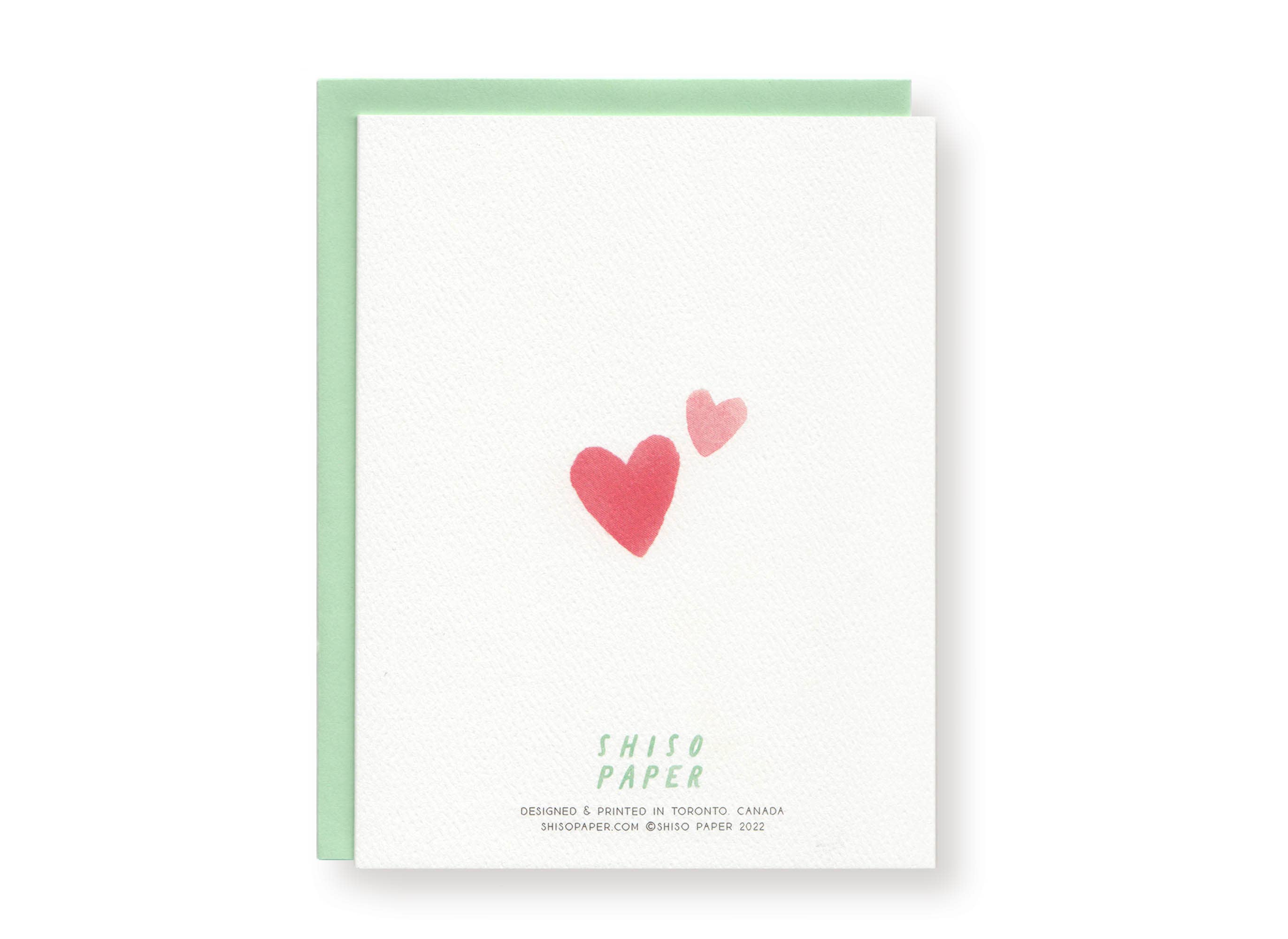 Shiso Paper - Wholesale Love Card - You Make My Heart Happy Shiba Inu Puppy Card1