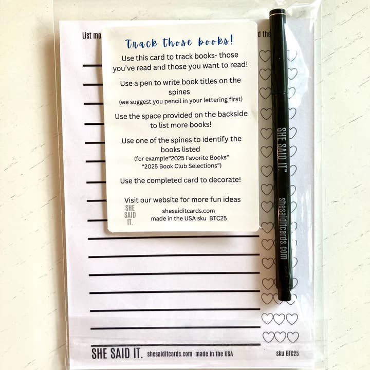 She Said It. - Wholesale Desk Organizer - the Book Tracker 4