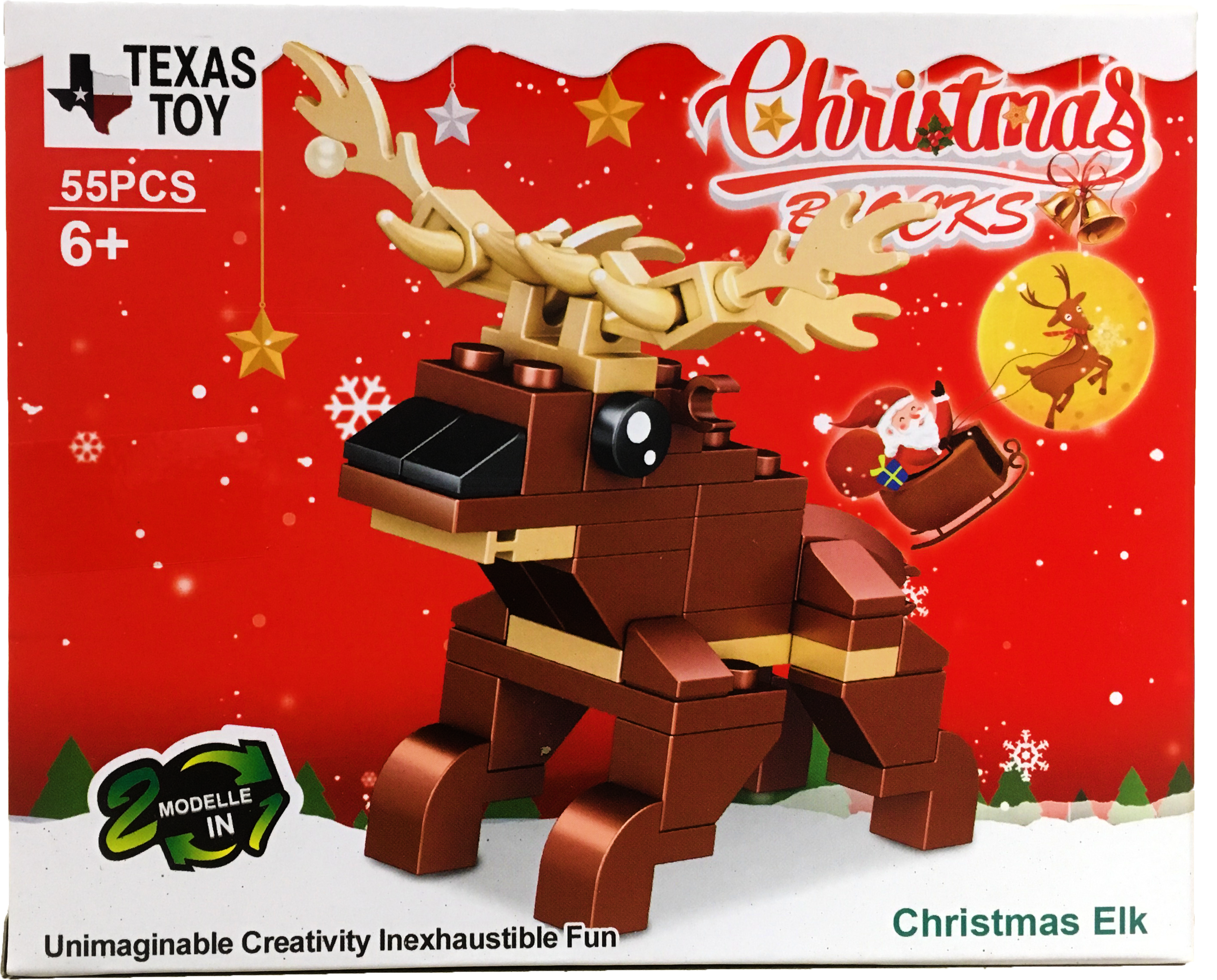 Texas Toy Distribution - Wholesale Building Set - Kids - Christmas Blocks Display Set, Stocking Stuffer Brick Kits5