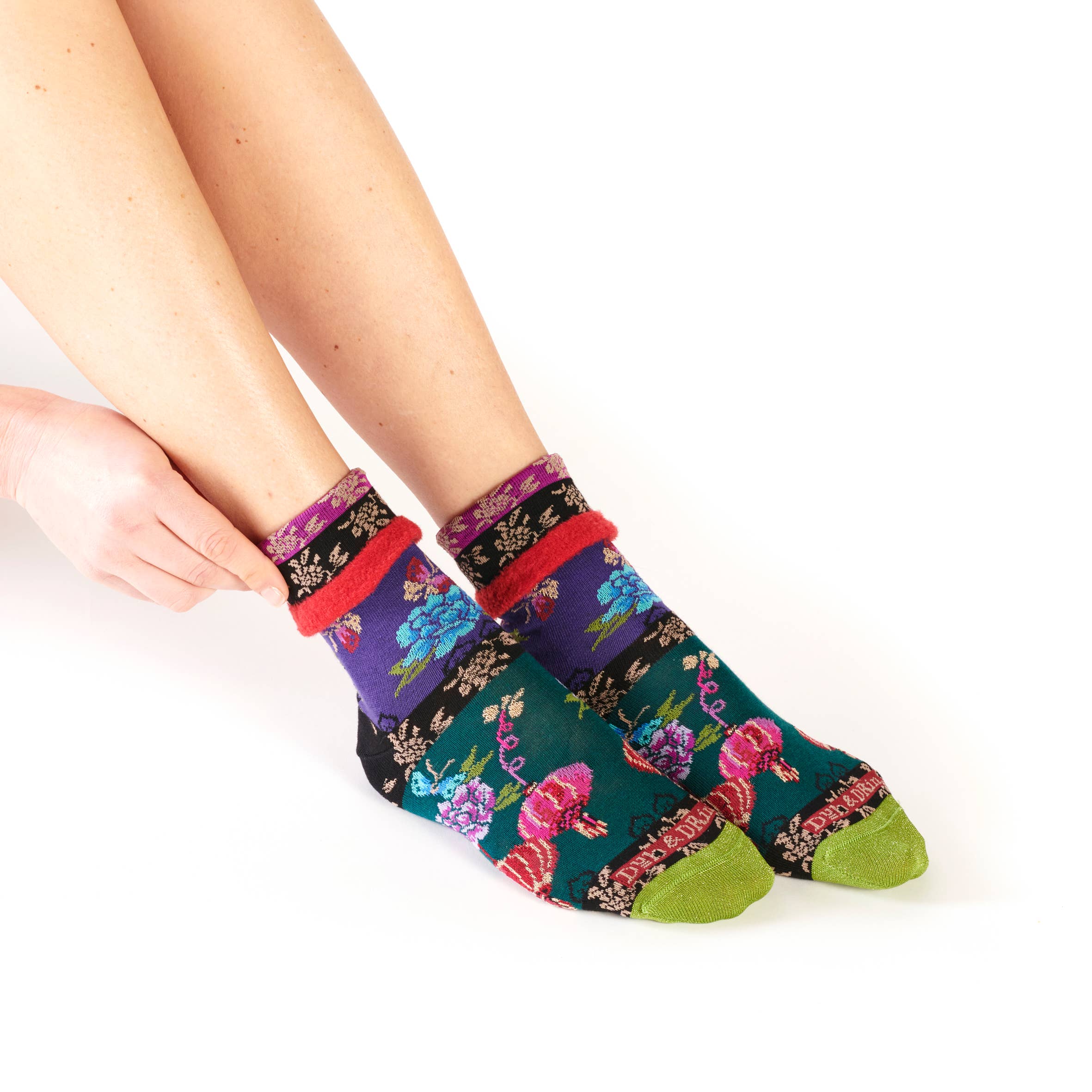 Dub & Drino - Wholesale Socks - Women's - Chinoiserie Lapel Sock0