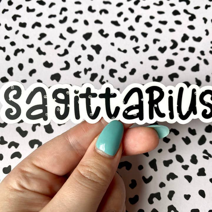 Boogschutter sterrenbeeld vinyl sticker voor wholesale door Michaela Shailene LLC