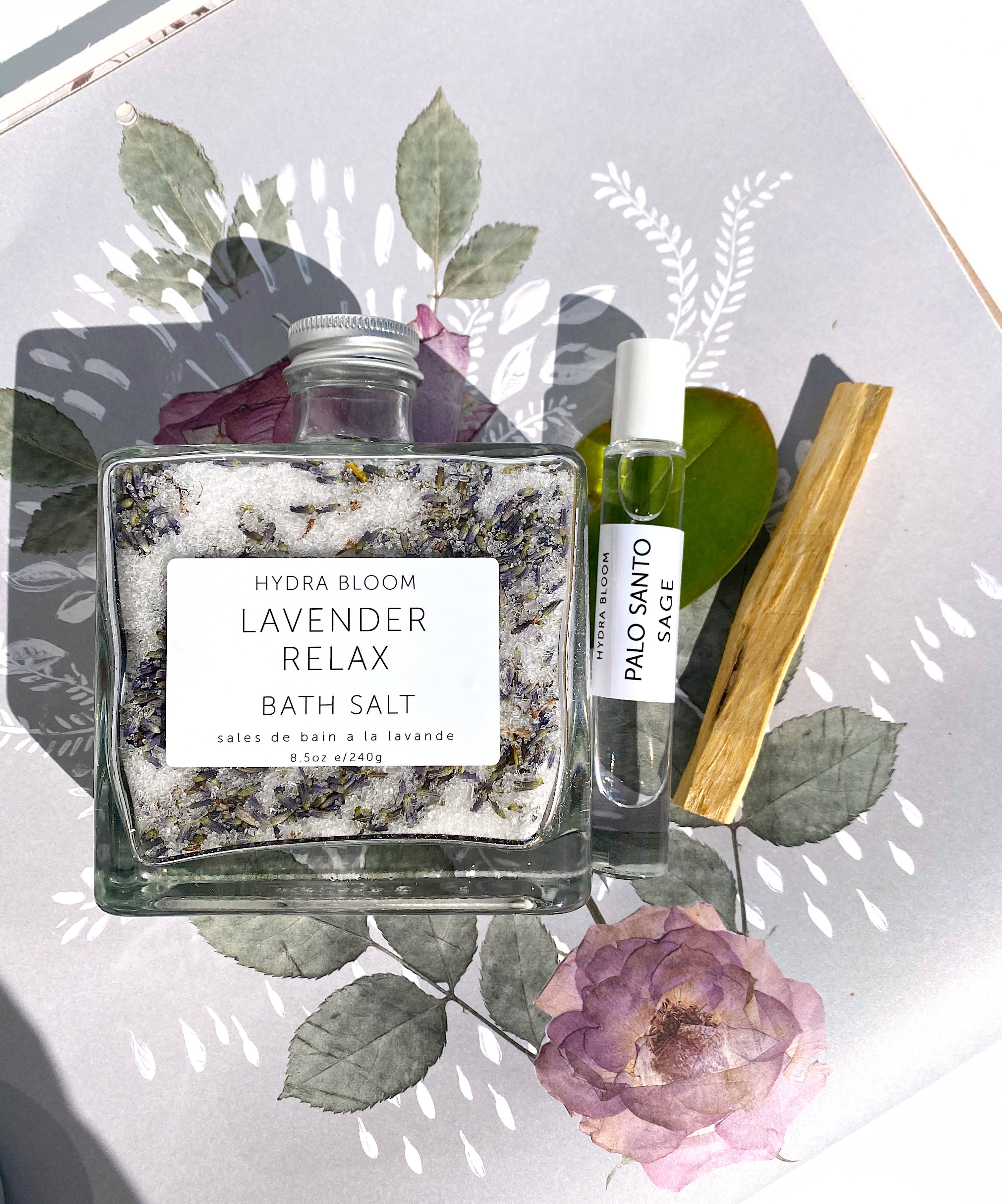 Hydra Bloom Beauty - Venta al por mayor Fragancias de bola - Aceite perfumado Palo Santo Sage Roll-on Green4