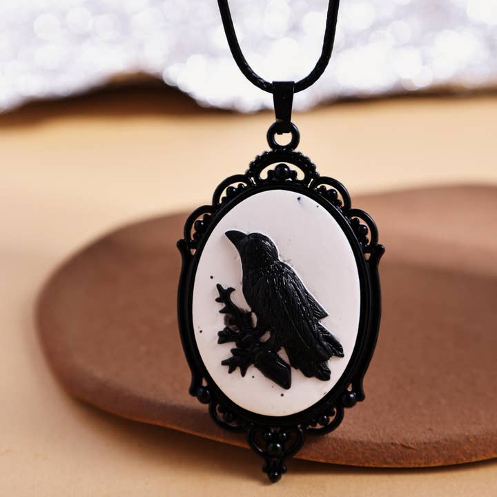 Revelari - Wholesale Pendant/Charm Necklace - Gothic Vintage Cameo Pendant Necklace