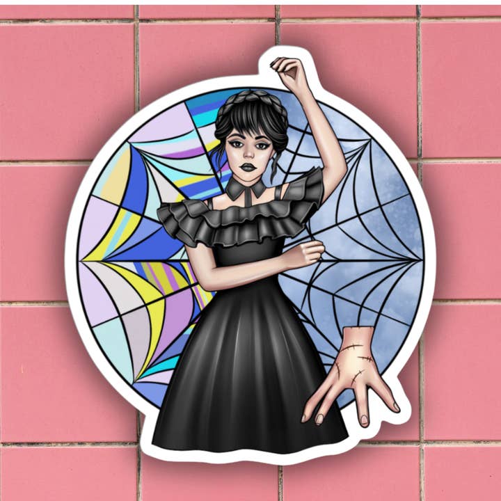 Belladonna Book Coven - Wholesale Sticker - Wednesday Addams Sticker
