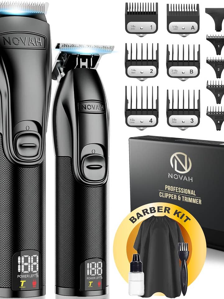 Novah Pro Clipper & Trimmer | Matte Black for wholesale by NOVAH Grooming
