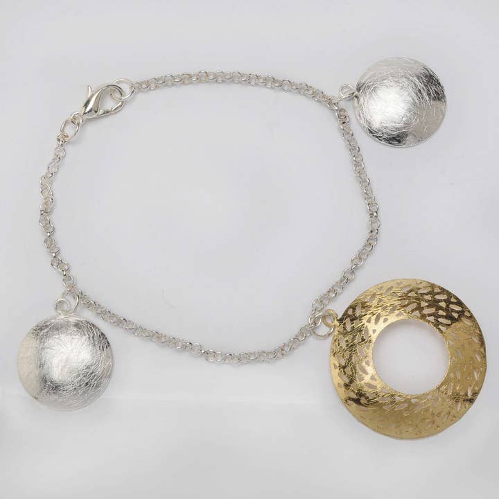 Disk And Hoop Bracelet for wholesale by Takobia