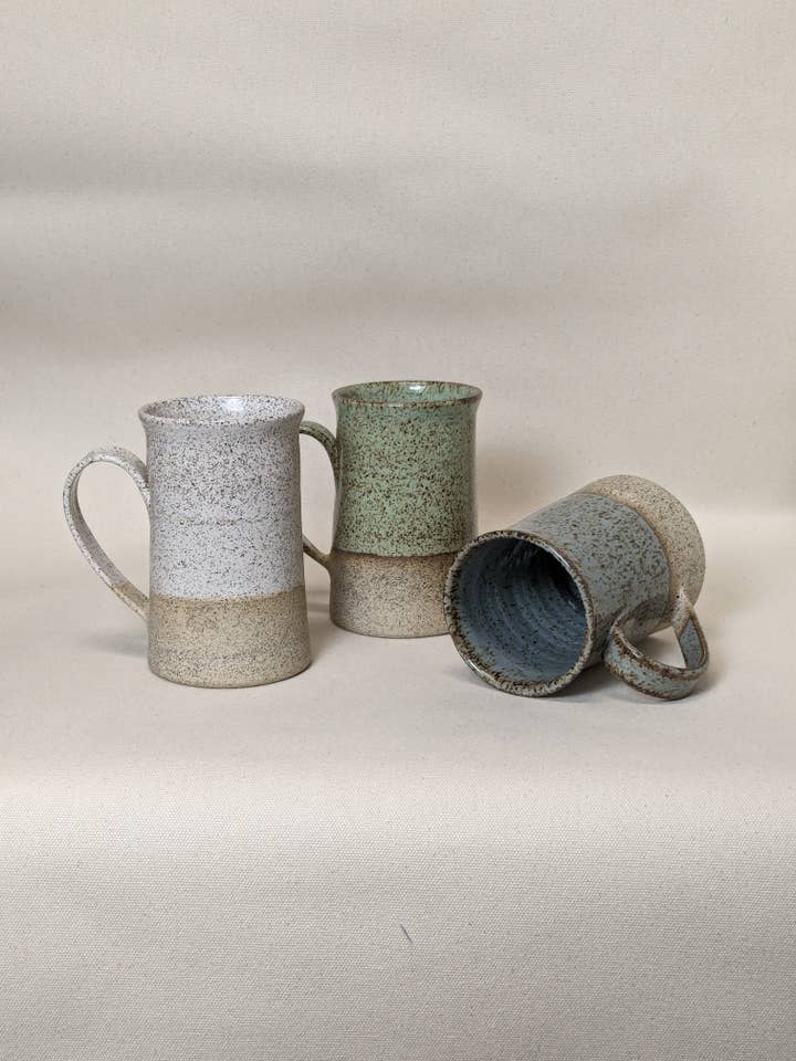 Practical Bee Mugs for wholesale by Amaranth Stoneware Ltd
