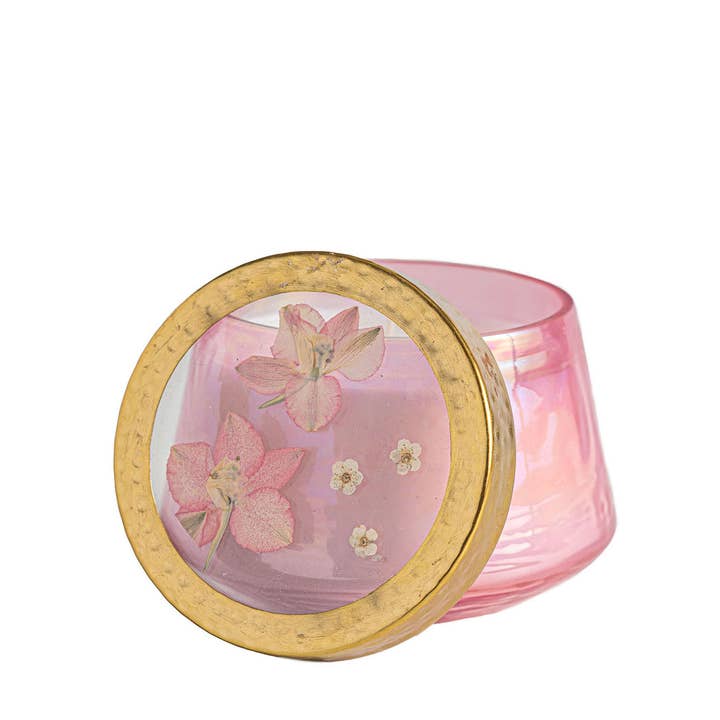 Akzent Aquarell Gepresste Blumenkerze - Luna Blume für den Großhandel von Rosy Rings