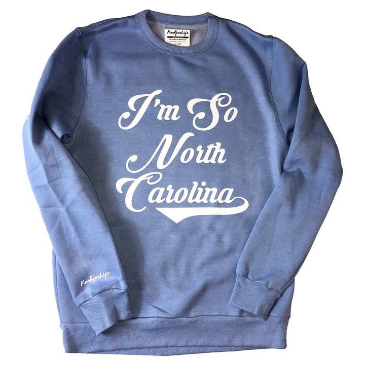 Ich bin So NC - Carolina Blau/Weiß für den Großhandel von Koolforlife Inc