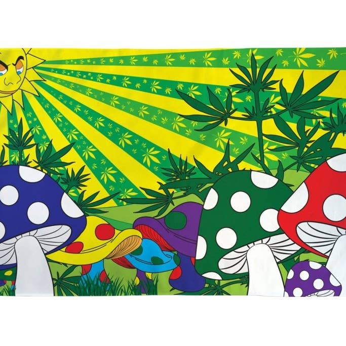 Bandeira de Cogumelo MJ 3x5ft Poliéster por atacado de Flags Importer