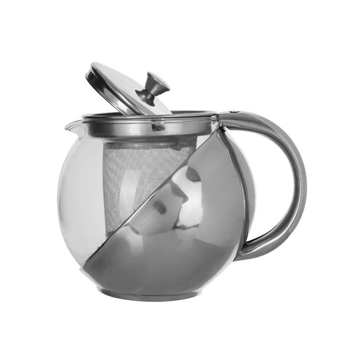 Interiors by Premier – wholesale Tea pot – Stainless Steel Teapot - 650ml1