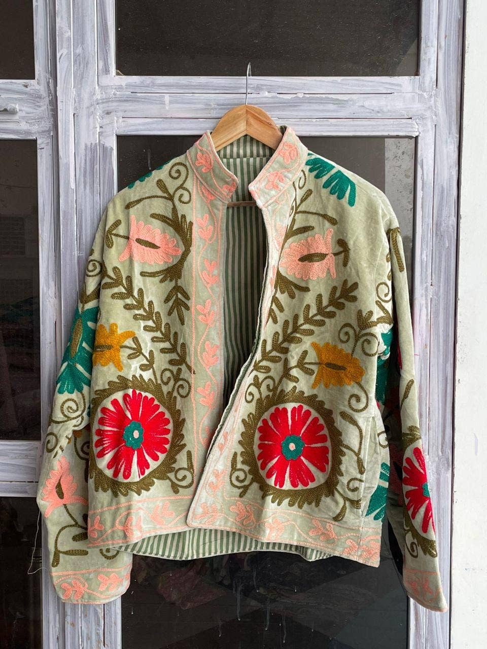 Homesoul – wholesale Jacka - Dam – Velvet Suzani-jackor10