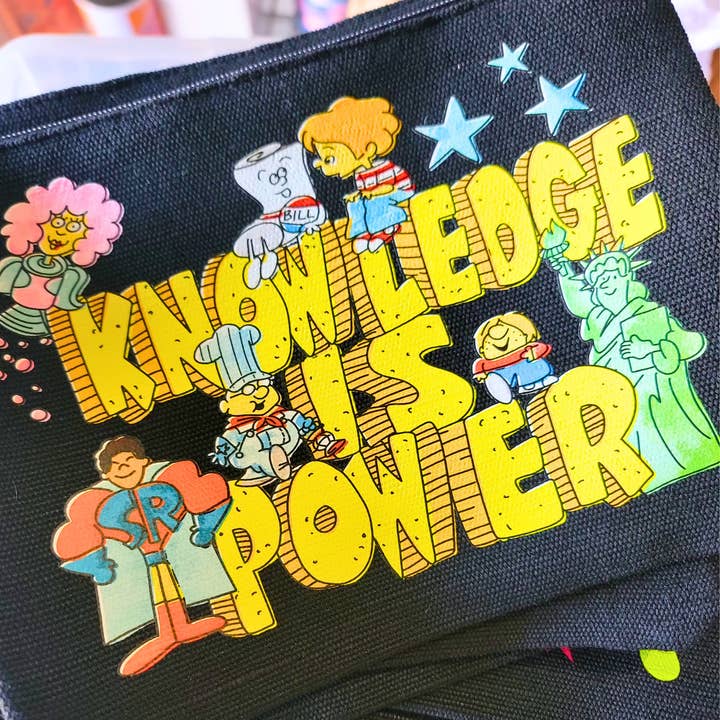 POCHETTE CONNAISSANCE EST PUISSANCE pour la vente par TEAM JEMINI DESIGNS