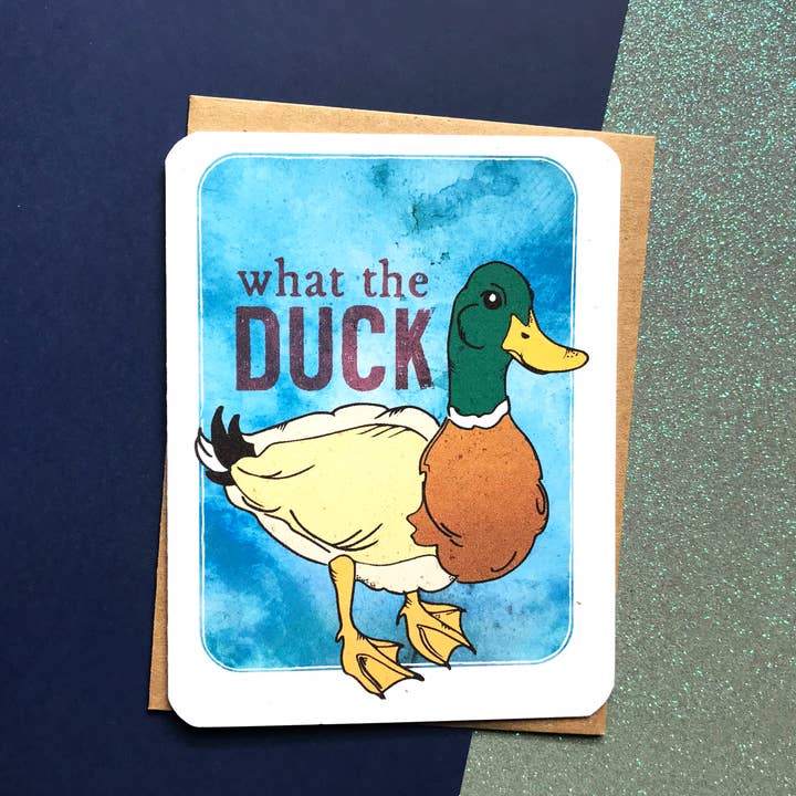 TheThirdArrow - Wholesale Everyday Greeting Card - What the Duck Card1