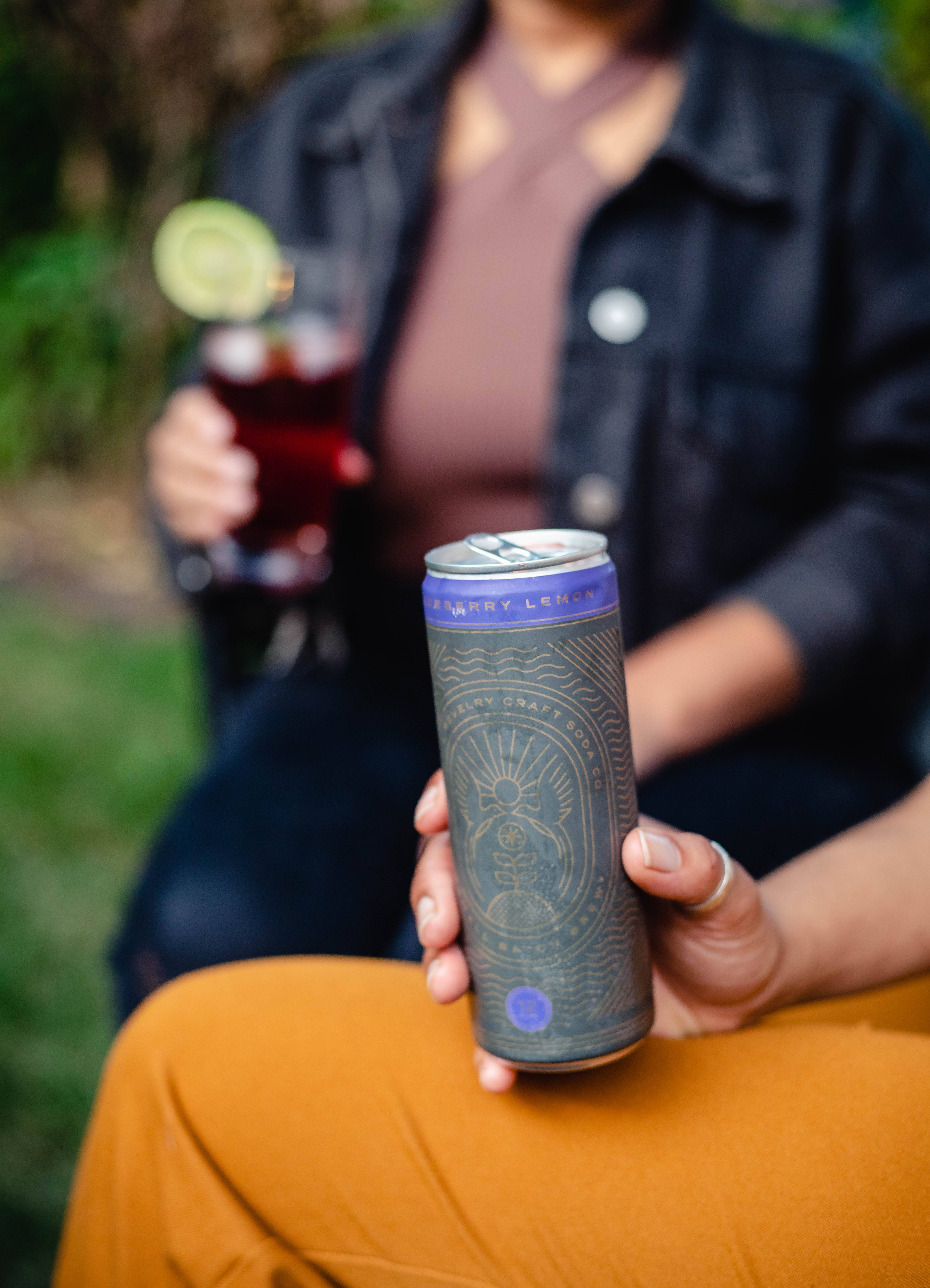 Root & Revelry Craft Soda - Wholesale Soda/Carbonated Drink - Blueberry Lemon1