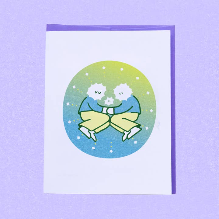 Star Cluster New Baby Greeting Card for wholesale by Pencil and Post