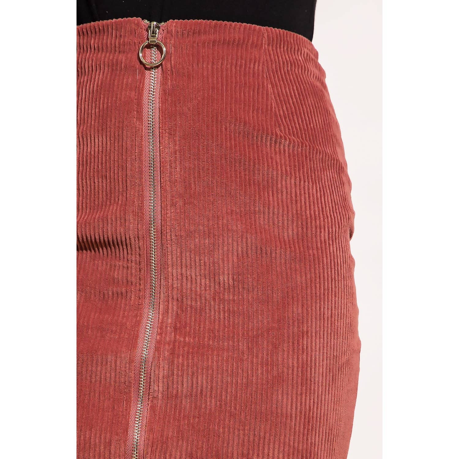 Sweet Generis - Wholesale Skirt - Women's - CORDUROY ZIP UP MINI SKIRT20