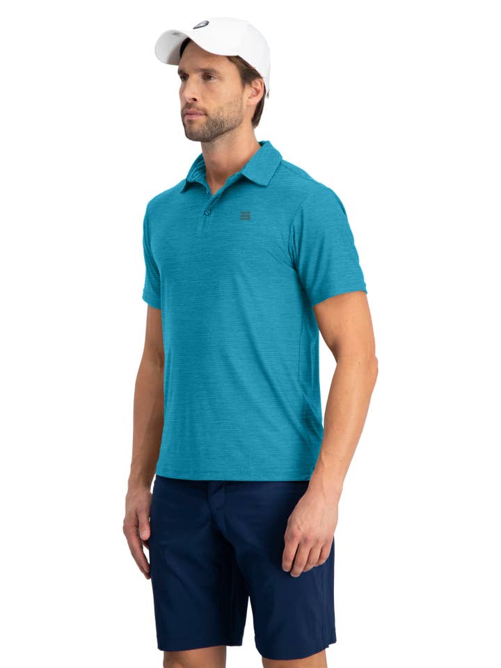 Three Sixty Six - Wholesale Polo - Men's - Men's Quick Dry Golf Shirts - Short Sleeve, Athletic Polo