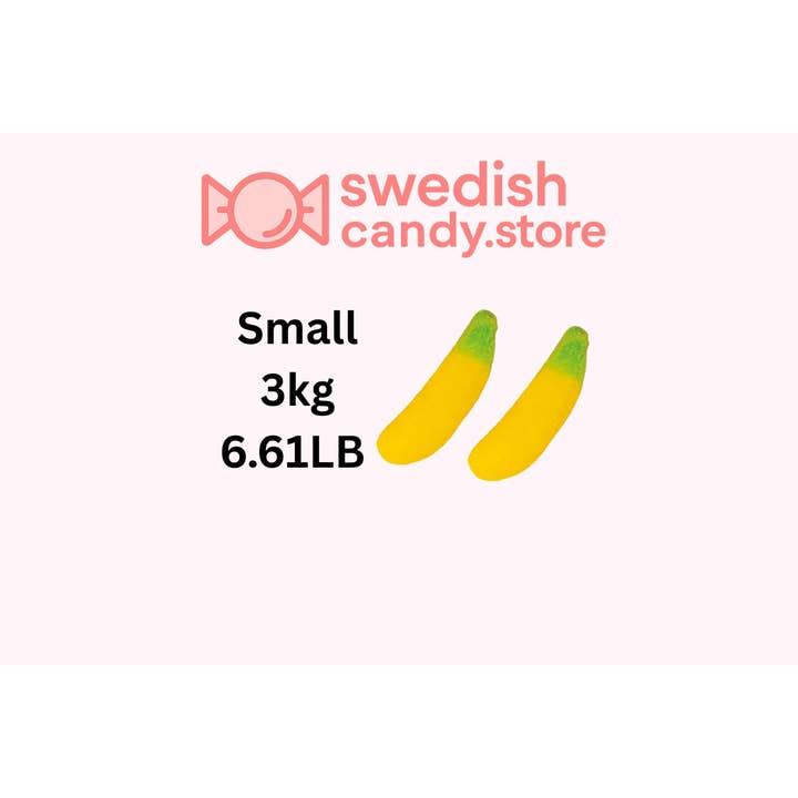 Vidal Fyldte Bananer 3kg/6.61lb for engroshandel hos Swedish Candy.Store - Swedish Candy