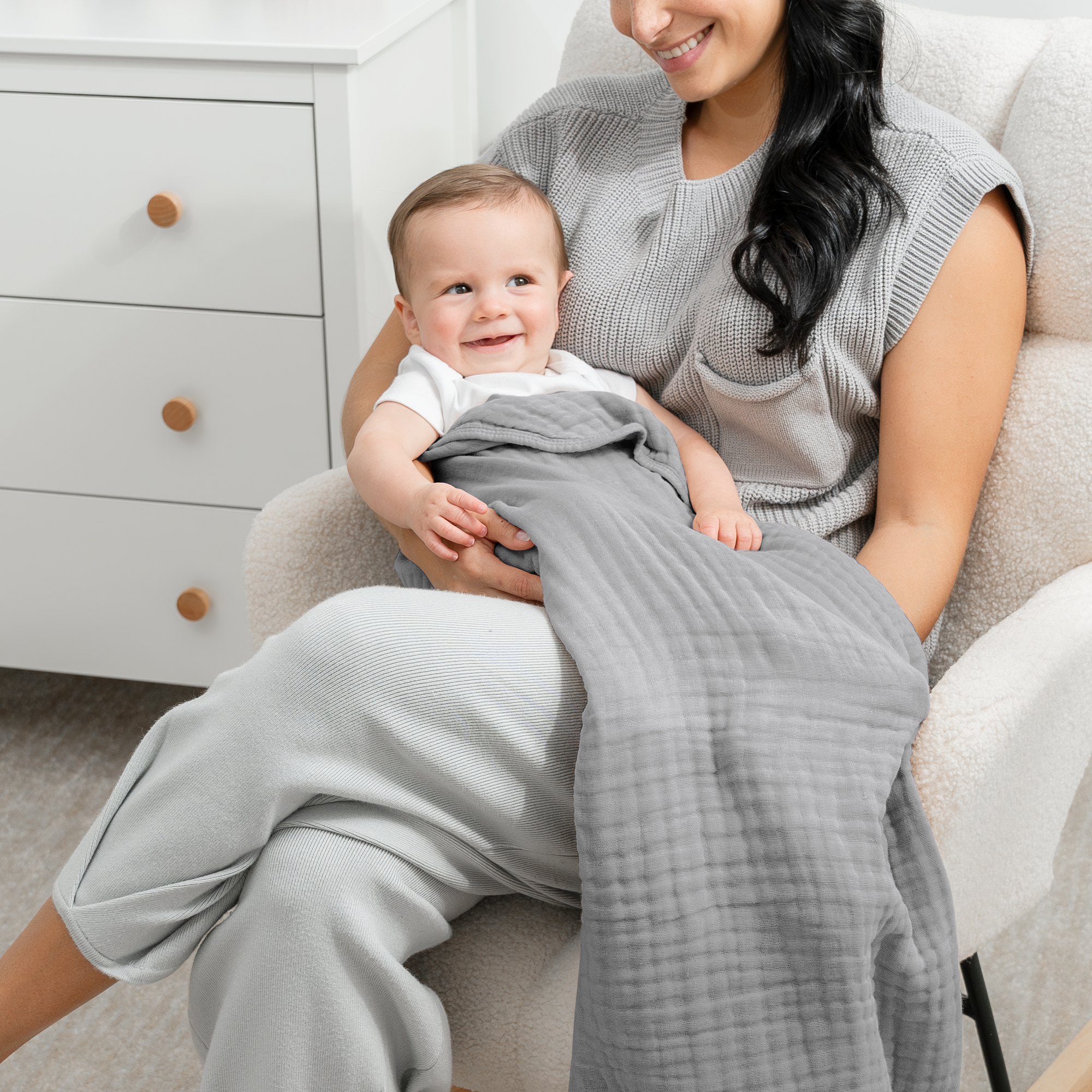 Comfy Cubs - Wholesale Bedding Blanket - Kids & Baby - Muslin Baby Blanket, 40" x 40" Swaddle Blanket by Comfy Cubs73