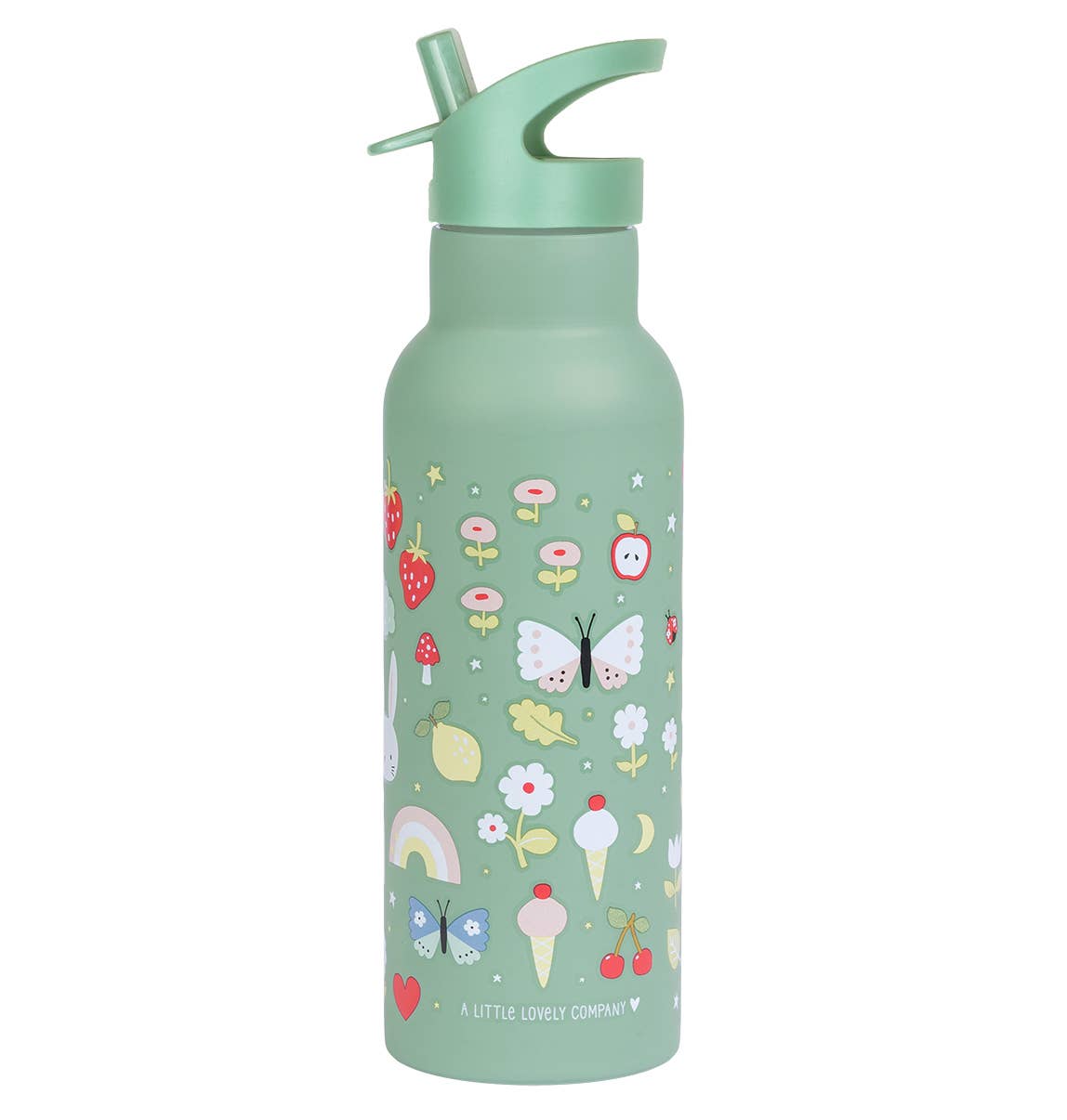 A Little Lovely Company - Wholesale Water Bottle - XL stainless steel drink/water bottle: Joy2