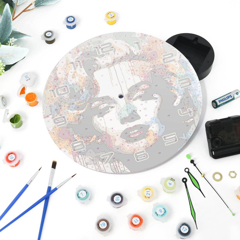 Paint Your Numbers - Wholesale DIY Craft Kit - Paint the Moment – Pop Icon Clock Kit10