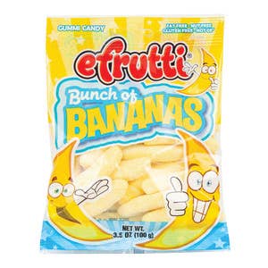 L&F Universal Goods - Wholesale Gummy - Efrutti Bunch Of Bananas Gummi Bananas 12/3.5OZ0